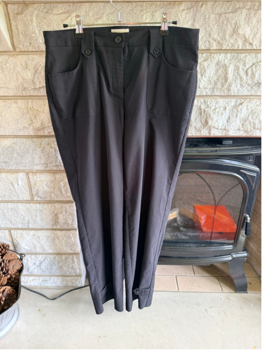 Women's Alessa W Black Trousers Size 10